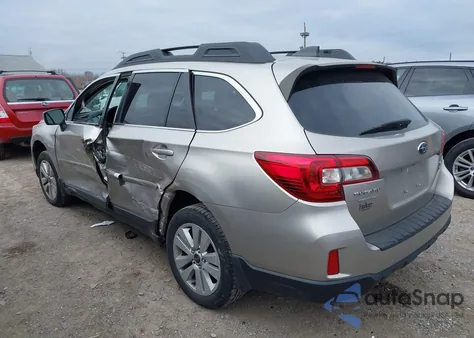 2017 Subaru Outback 2.5I Premium из США, поврежденный, VIN 4S4BSADC5H3230703